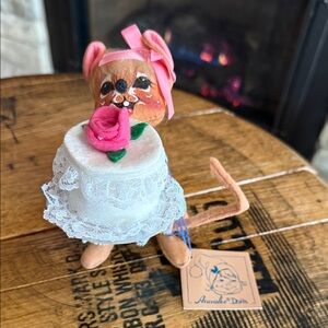 Annalee Birthday Girl Mouse Vintage 1992